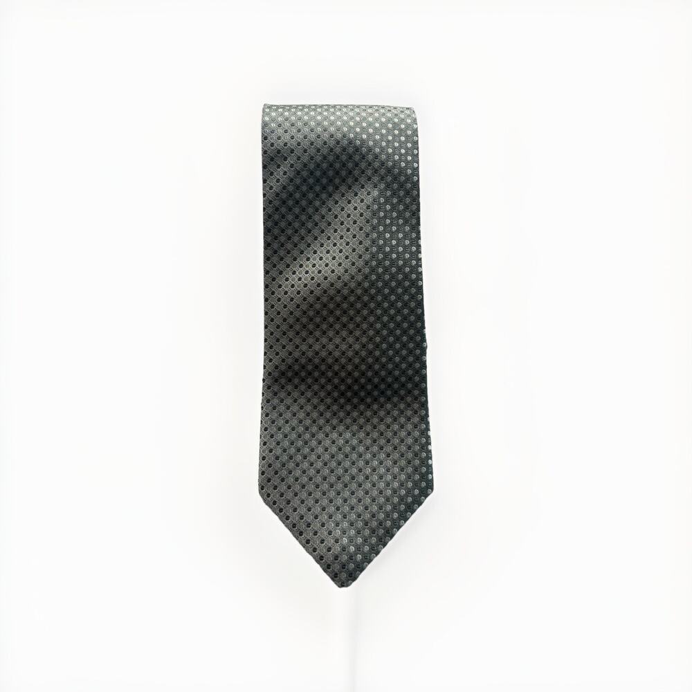 Henry Jacobson - Vintage 100% Silk Necktie Lux Designer Dots/Green W3‎ L53 (211)